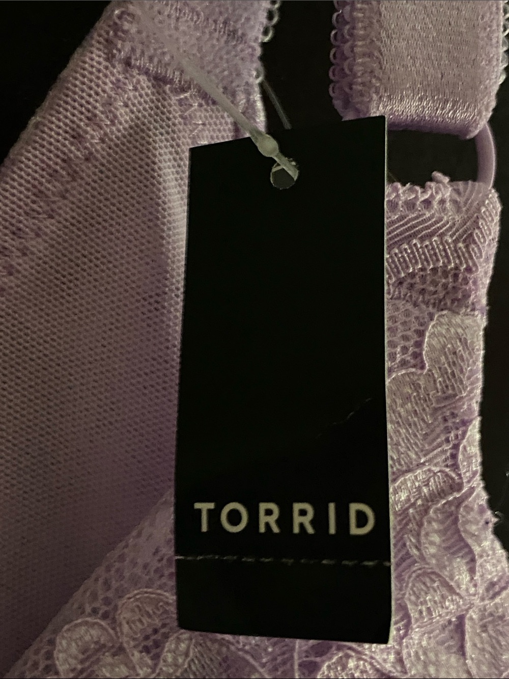 NWT torrid 46DDD LILAC Lace PUSHUP Wire Free Full-Coverage BRA Adj Straps - Picture 3 of 9